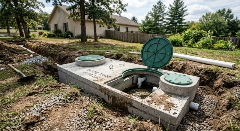 Sewage Tank Installation in Columbus, OH